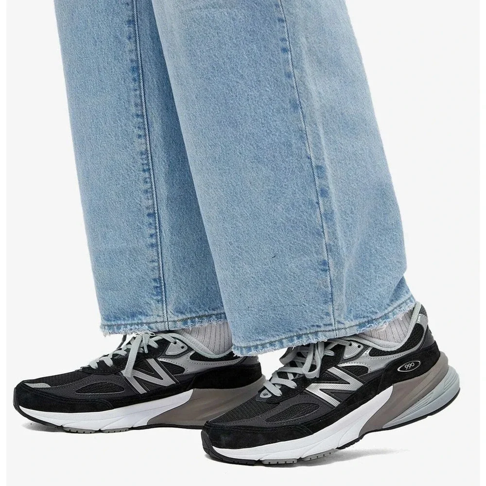 New Balance 990V6 Black Suede Shoes W990BK6 Sneakers Women’s Size 9 B USA Made - Picture 11 of 16